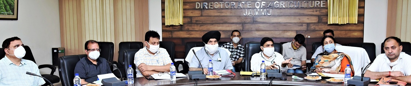 'Director Agriculture Jammu reviews progress under KCC, NABARD Projects Discusses formation of FPOs under new guidelines'